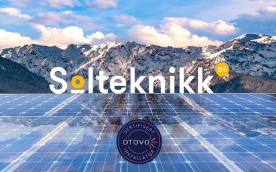 SOLTEKNIKK AS I GODT PARTNERSKAP MED OTOVO OG SERTIFISERT INSTALLATØR